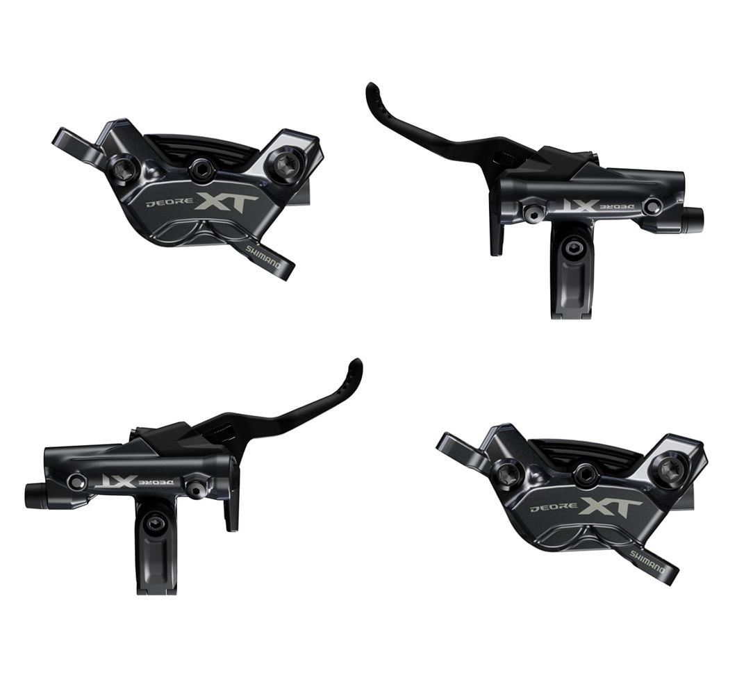 Shimano Deore XT M8220 Ön ve Arka Hidrolik Disk Fren Seti 4 Piston (BL-M8200+BR-M8220)