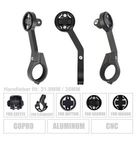 BRIVIGA LW-HOLDER01 Alüminyum GoPro Tutucu (Garmin / Wahoo / Bryton / Cateye)