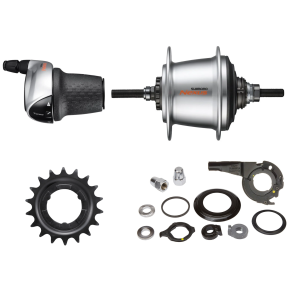 Shimano Nexus SG-C3001-7R Göbekten Vites Seti - 7 Vites | 36 Delik (Gümüş)