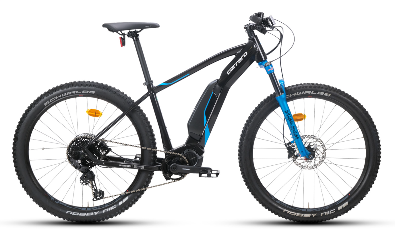 Carraro Kifuka E7 Elektrikli Dağ Bisikleti - 11 Vites | 27.5 Jant (44cm/M) Metalik Siyah