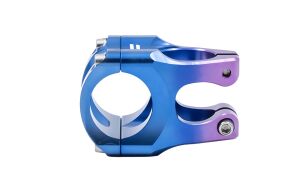 Raptor CNC Alüminyum Gidon Boğazı 31.8mm 35mm - Bordo Mavi