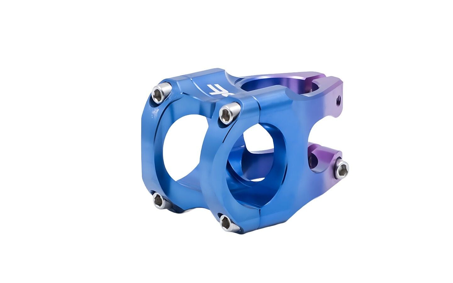 Raptor CNC Alüminyum Gidon Boğazı 31.8mm 35mm - Bordo Mavi