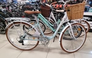 Carraro Juliana 28 Jant Şehir Bisikleti -43cm- Beyaz-Turkuaz-Kahve