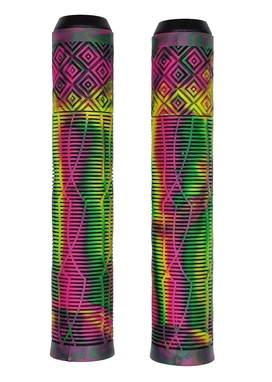 Golden MTB / BMX Uzun Elcik 165mm - Yeşil Sarı Pembe (Karışık Renk)