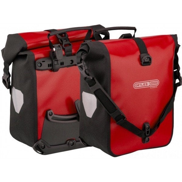 Ortlieb F6302 Sport-Roller Classic Ön Bisiklet Çanta 25L Siyah-Kırmızı QL2.1