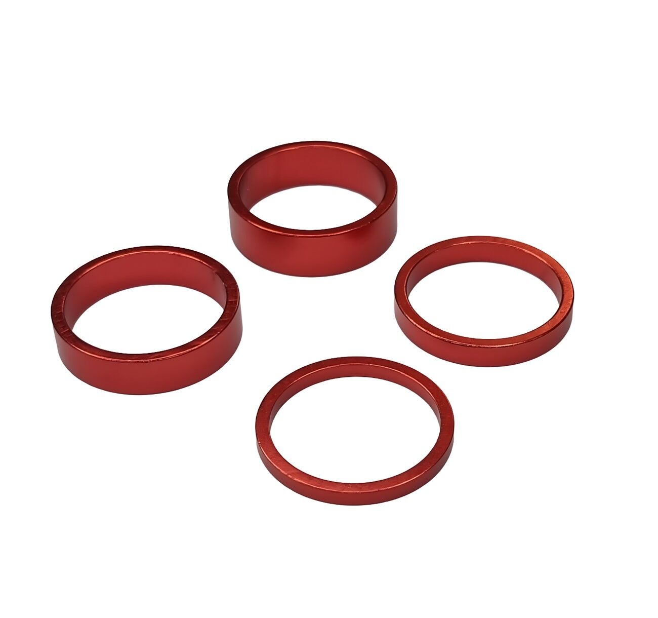 Golden Furç Spacer Seti 4'lü Alüminyum (3/5/8/10 mm) - Kırmızı