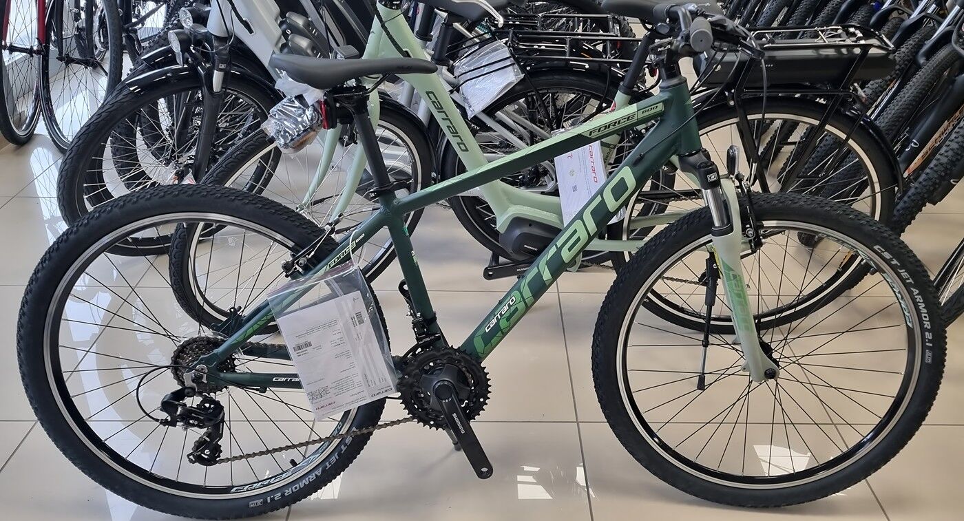 Carraro Force 600 Dağ Bisikleti 26 Jant -38cm- Mat Koyu Yeşil