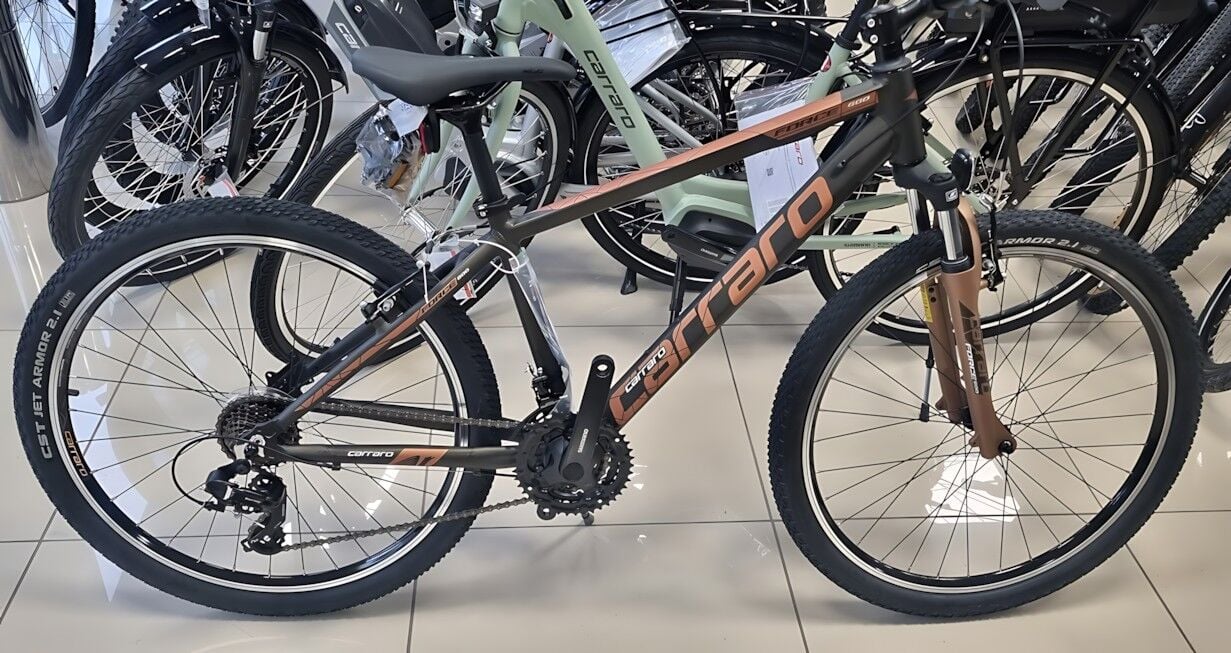 Carraro Force 600 Dağ Bisikleti 26 Jant -38cm- Mat Siyah - Bronz