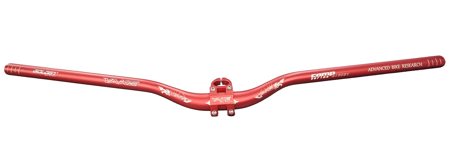 Golden MTB Alüminyum Gidon Boğaz Seti 780mm - Kırmızı