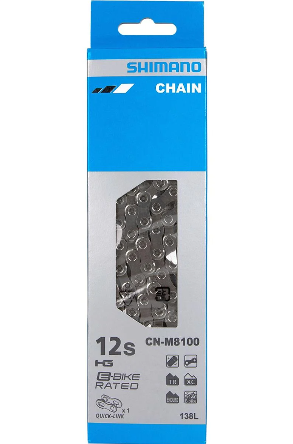 Shimano Deore XT CN-M8100 Zincir - 12 Vites | 138 Bakla (Quick-Link)