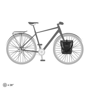 Ortlieb F6103 Sport-Roller Free Ön Bisiklet Çanta 25L Siyah QL2.1