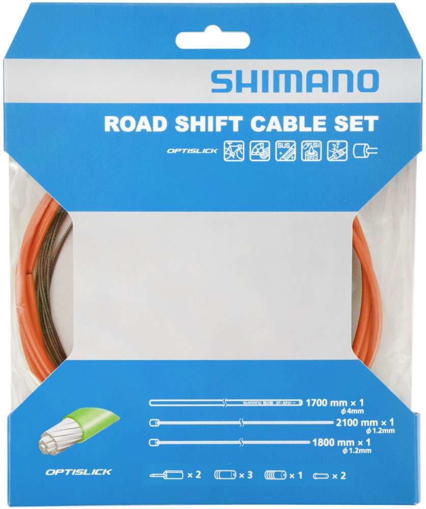 Shimano OT-SP41 Optislick Yol Vites Kablo Seti Turuncu