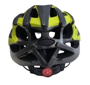Raptor MV29 Bisiklet Kaskı Işıklı Fileli Mat Siyah/Lime -M Beden-