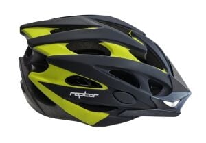 Raptor MV29 Bisiklet Kaskı Işıklı Fileli Mat Siyah/Lime -XL Beden-