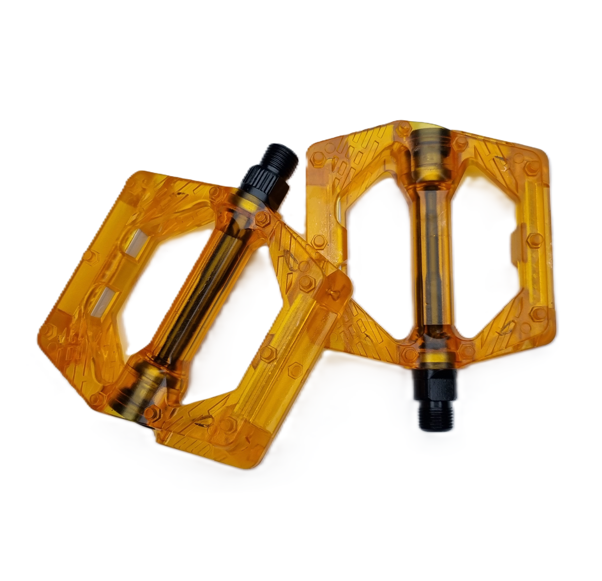 Golden 812 Platform Mtb Pedal Şeffaf Turuncu