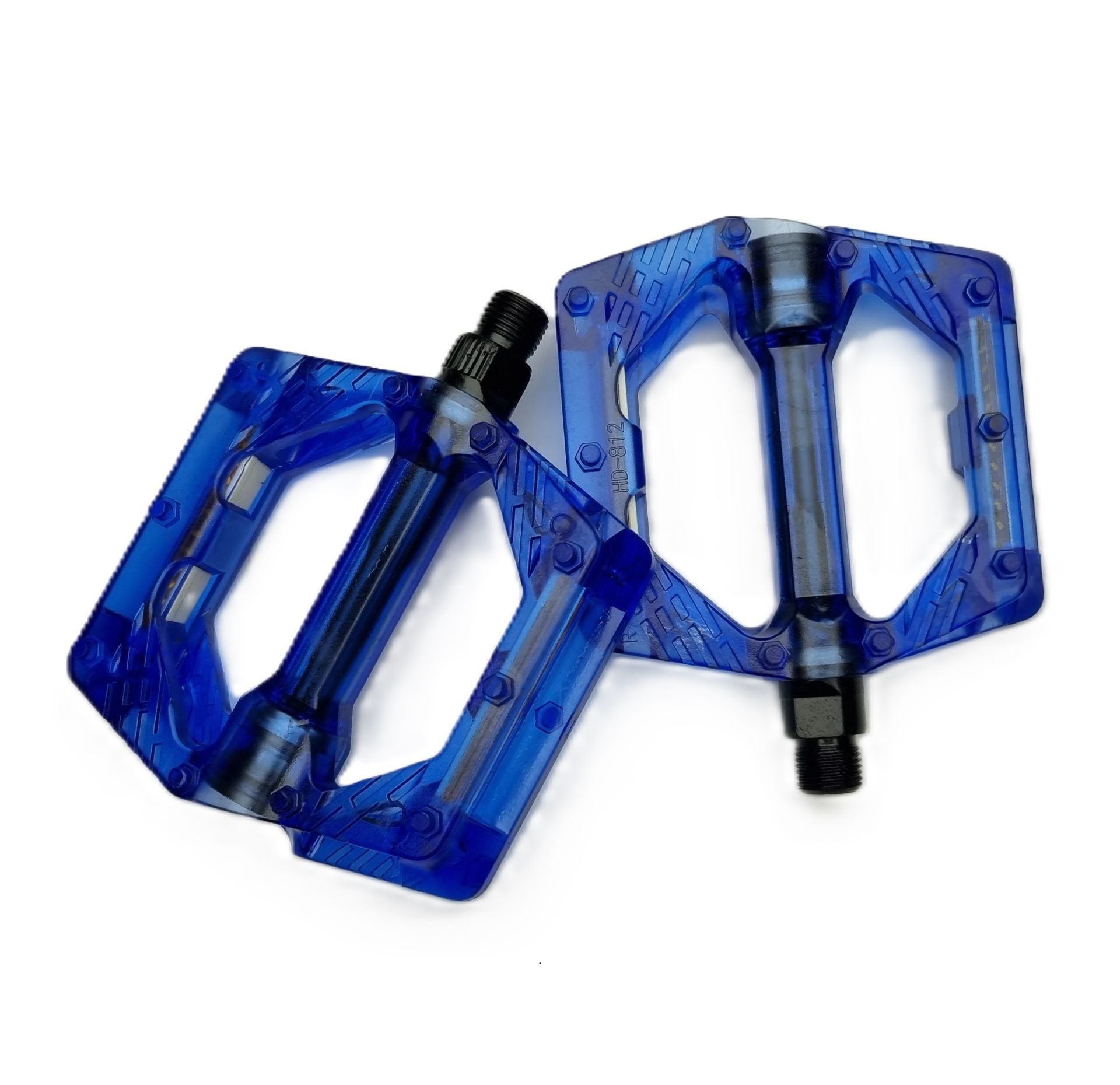 Golden 812 Platform Mtb Pedal Şeffaf Mavi