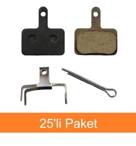 Vona BP-10 Disk Fren Balatası - Shimano B05S Uyumlu (Organik) 25'li Paket