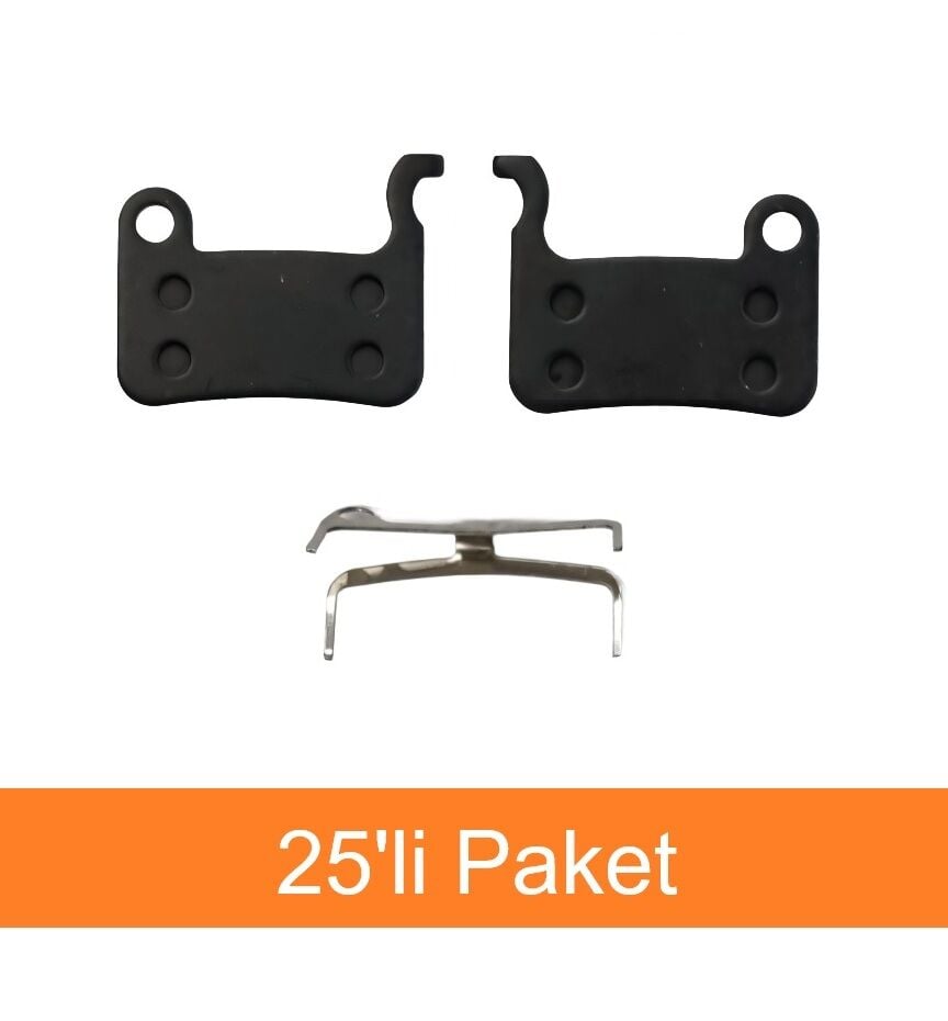Vona BP-05 Disk Fren Balatası - Shimano Uyumlu (Organik) 25'li Paket