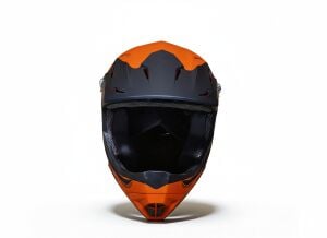 Asistan KS-05 Full Face Bisiklet Kaskı Turuncu - XS Beden
