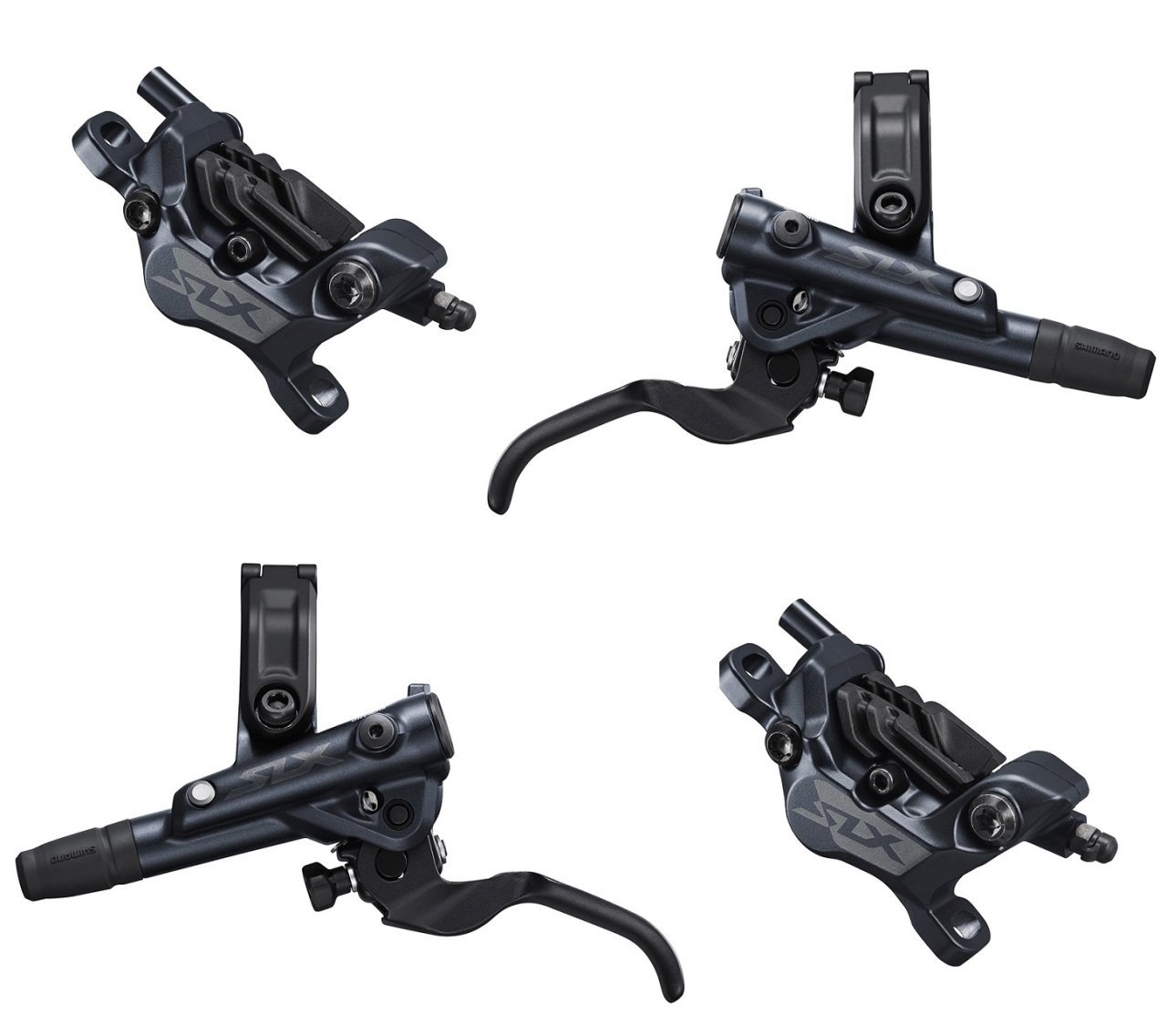 Shimano SLX M7120 Hidrolik Fren Seti Ön&Arka - 4 Piston (BR-M7120) | (BL-M7100)