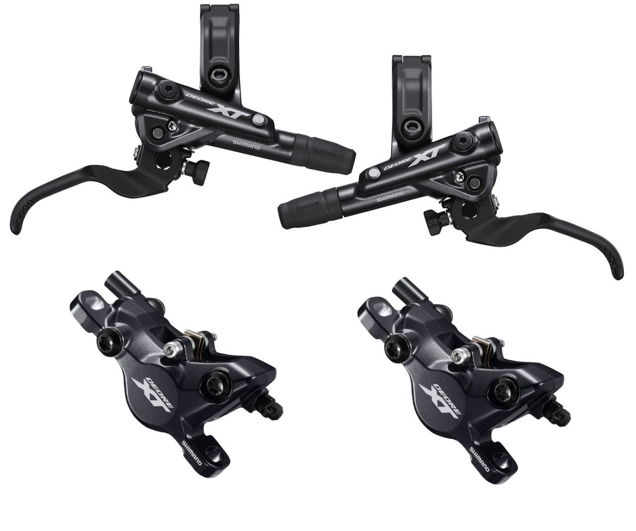 Shimano Deore XT M8100 2 Piston Hidrolik Disk Fren Seti (BL-M8100/BR-M8100)