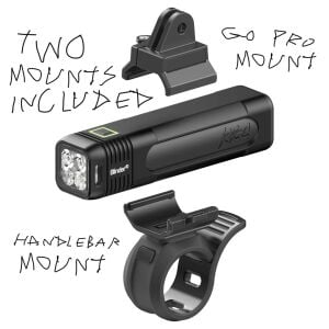 Knog Blinder 1000 Şarjlı Bisiklet Ön Farı - 1000 Lümen Şarjlı