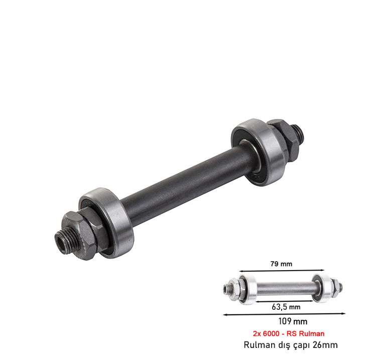 Ön Göbek Mil Borusu Rulmanlı QR