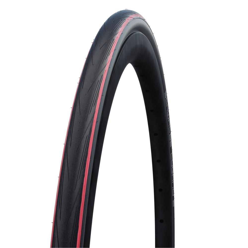 Schwalbe Lugano II 700x25 K-Guard Telli Dış Lastik Siyah/Kırmızı