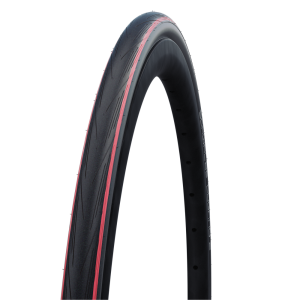 Schwalbe Lugano II 700x25 K-Guard Telli Dış Lastik Siyah/Kırmızı
