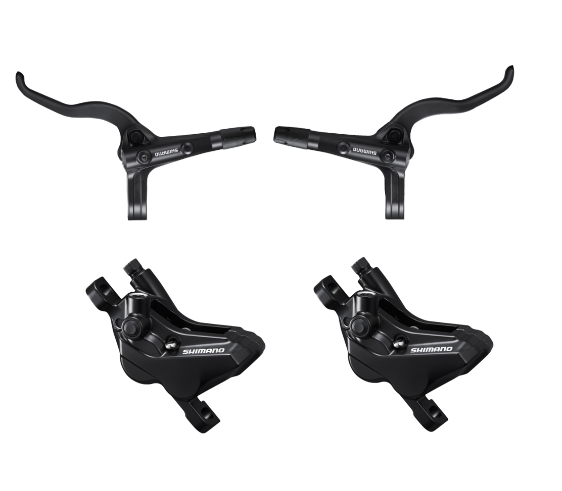 Shimano MT401 & MT420 4-Piston Hidrolik Disk Fren Seti - Ön+Arka