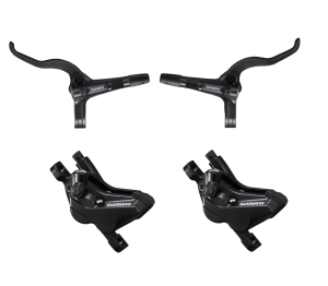 Shimano MT401 & MT420 4-Piston Hidrolik Disk Fren Seti - Ön+Arka