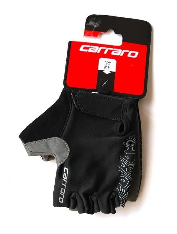 Carraro Kısa Parmak Eldiven Siyah-Gri -XL Beden- CR-23011