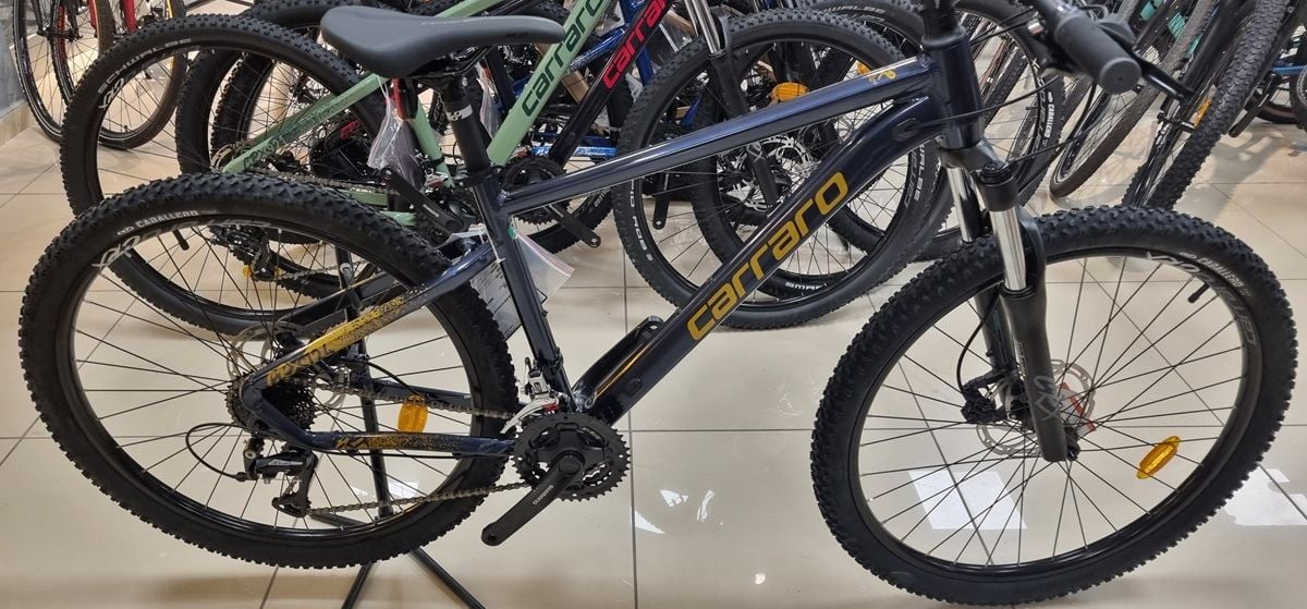 Carraro CRX 724 Dağ Bisikleti 2026 - Hidrolik Disk Fren | 27.5 Jant (44cm/M) Parıltılı Lacivert