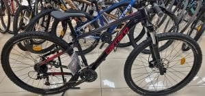 Carraro CRX 924 Dağ Bisikleti 2026 - 24 Vites & Hidrolik Disk Fren | 29 Jant (44cm/M) Karanlık Mor Kırmızı