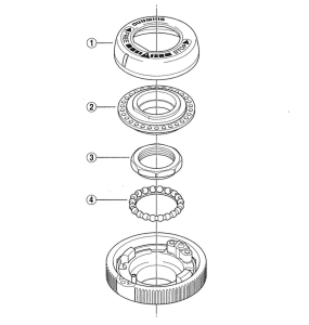 Shimano Nexus Furç Seti Kilitli