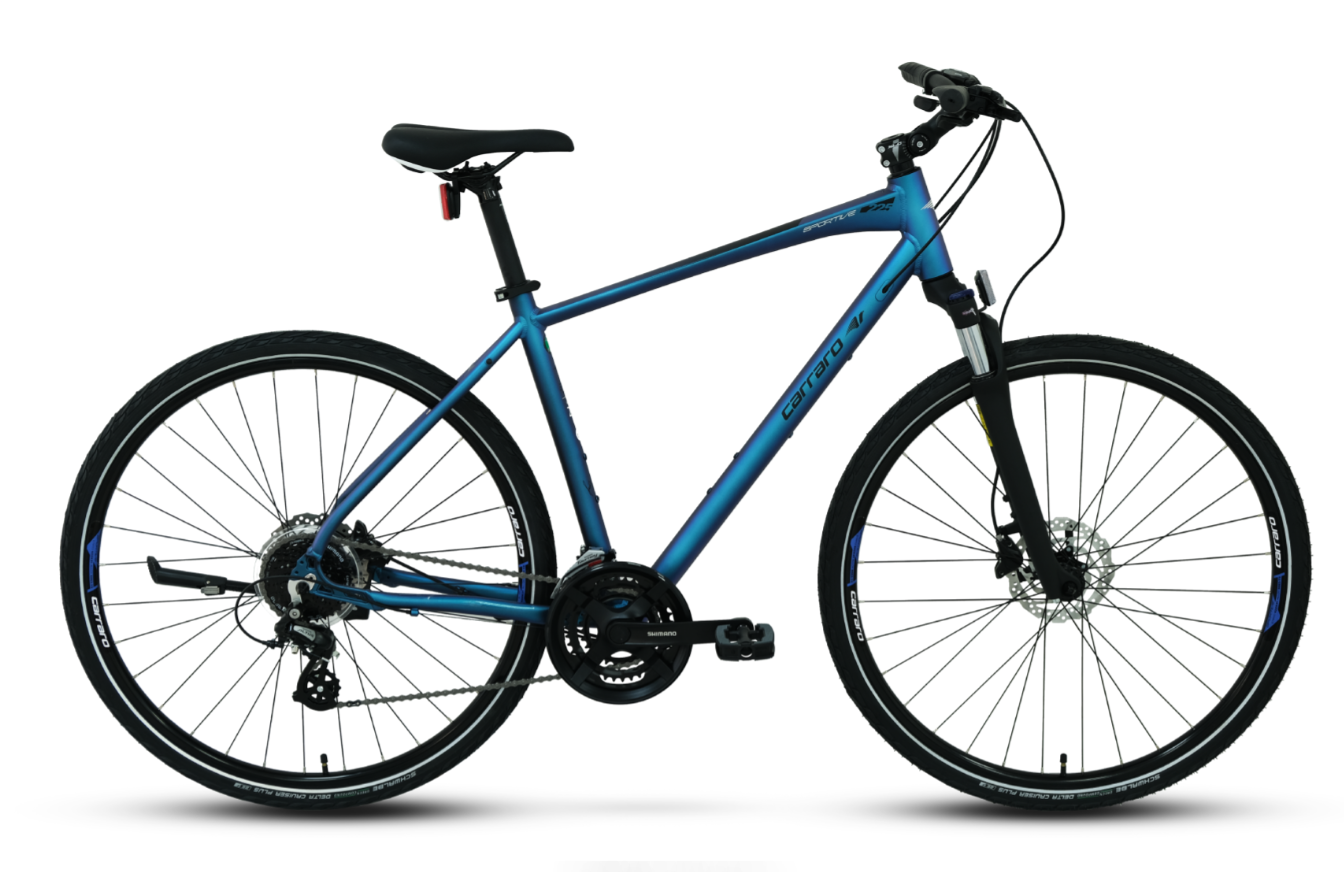 Carraro Sportive 225 Bisiklet -56cm- Mat Mavi Bukalemun