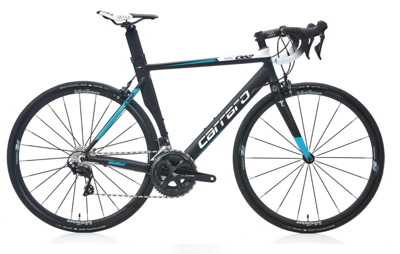 Carraro Race 062 Yol Bisikleti -54cm- Mat Siyah