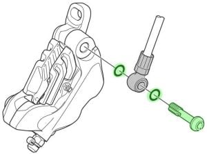Shimano XT/SLX Hidrolik Kaliper Banjo Vidası | BR-M8120 / BR-M7120