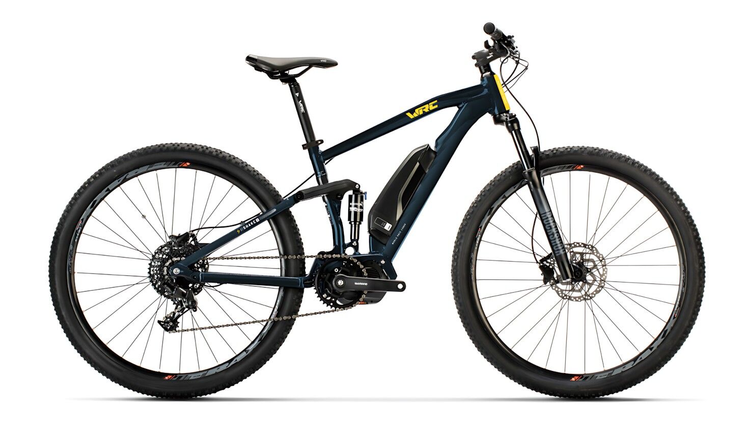 WRC SHAKE Deore E-Mtb 29 Dağ Bisikleti E6100 | Mavi (M/44)