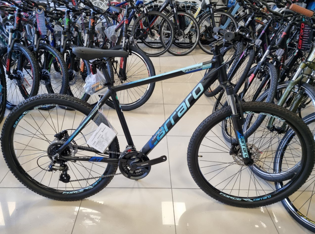 Carraro Force 750 Dağ Bisikleti 27.5 Jant -43cm -Mat Siyah-Mavi