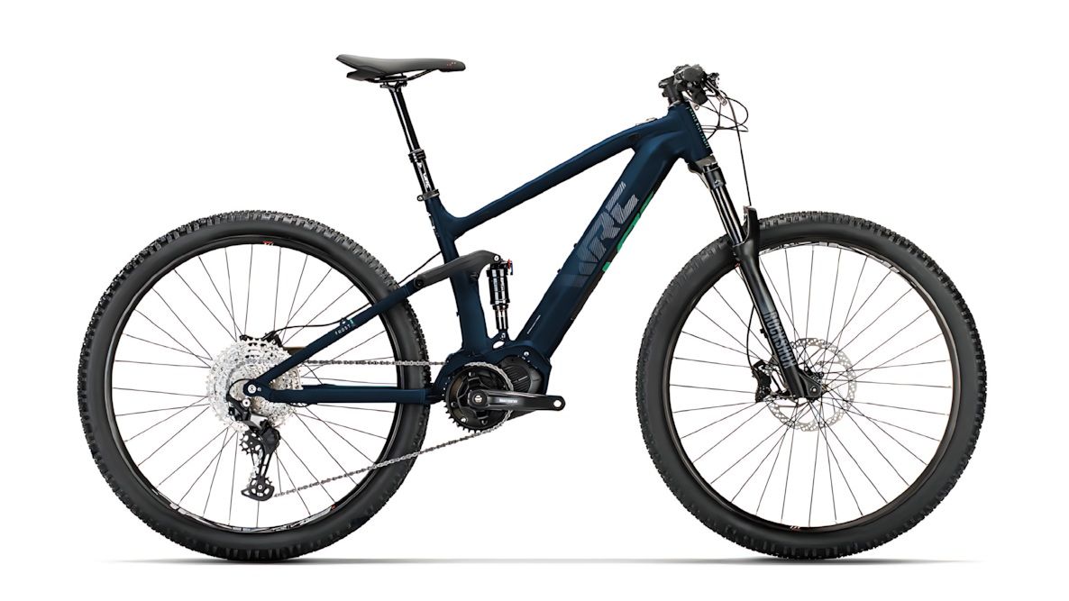 WRC FROST XT E-FS Trail 29 Dağ Bisikleti (E7000) | Mat Koyu Mavi-Yeşil (M/44)