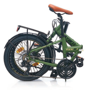 Carraro Flexi 121 D Katlanır Bisiklet Disk Fren Mat Haki