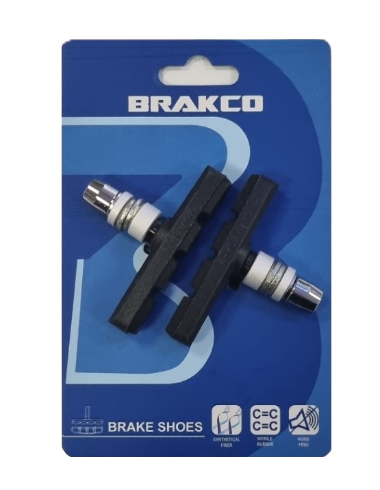 Brakco M-948V Pabuç Seti 60mm 2li Siyah