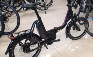 Carraro E-flexi Elektrikli Katlanır Bisiklet Mat Siyah